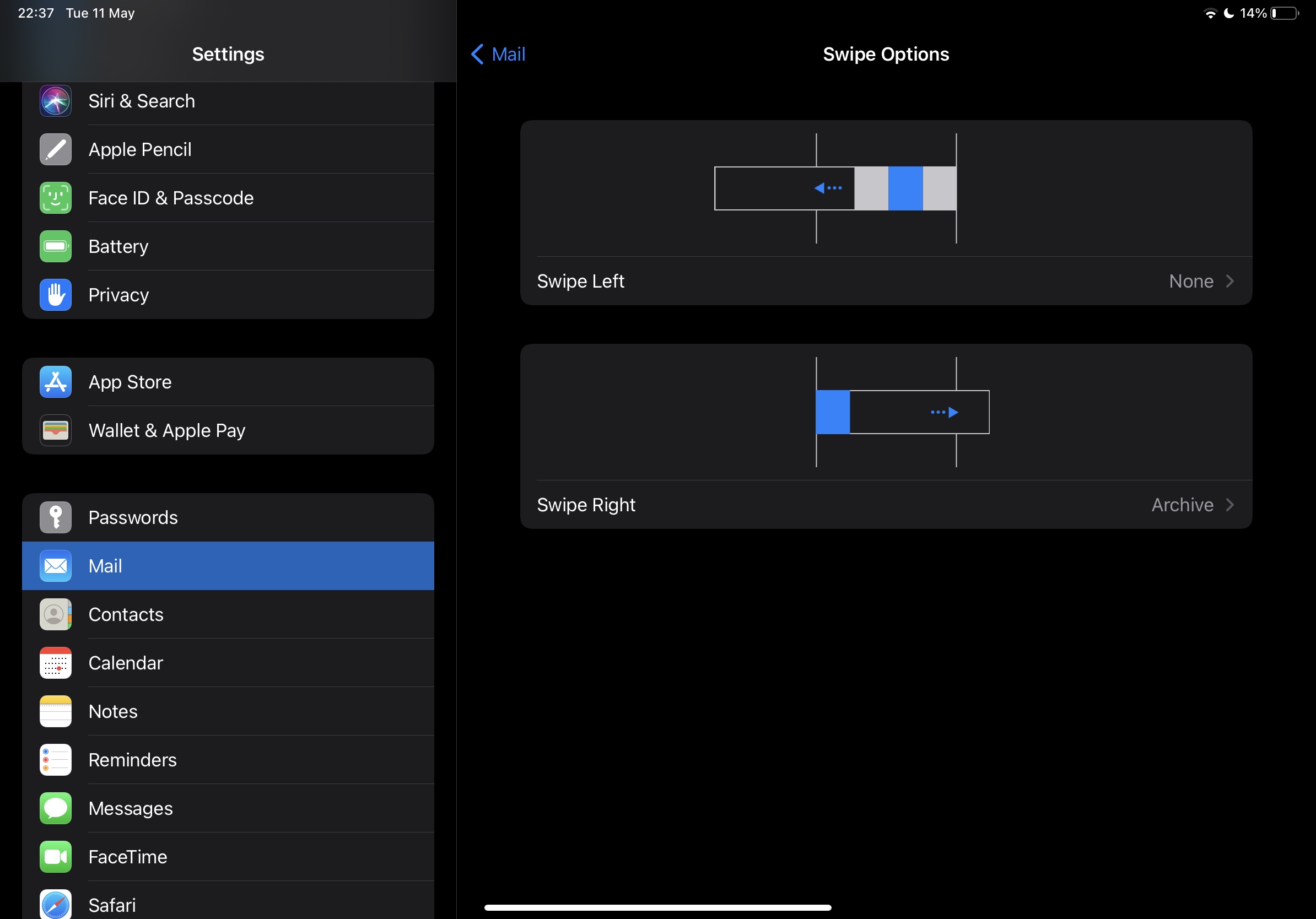 iPad configuration